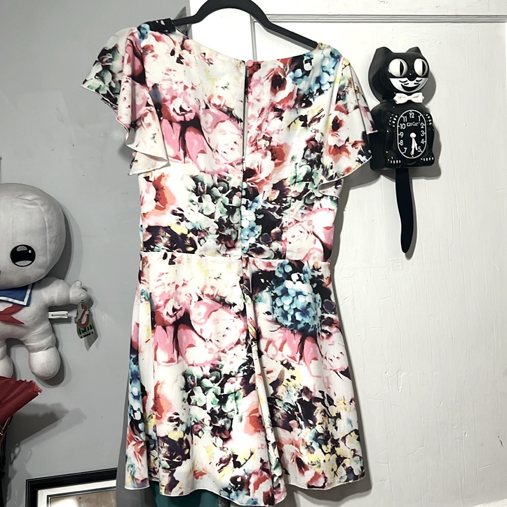 UK Watercolor floral romper